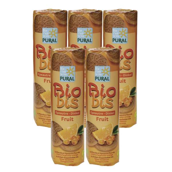 Organic Double Orange Biscuits (5 x 300 grams) Organic Double Orange Biscuits (5 x 300 grams)