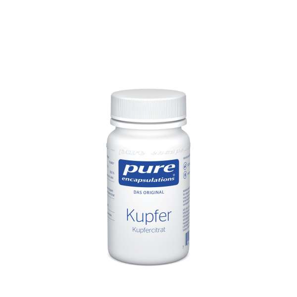Pure Encapsulations Copper Capsules (Copper Citrate) 2mg - without Gelatine Pure Encapsulations Copper Capsules (Copper Citrate) 2mg - without Gelatine
