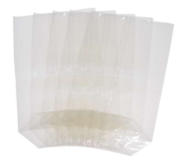Cellophane biodegradable cellophane bottom bag, 100 pieces Cellophane biodegradable cellophane bottom bag, 100 pieces