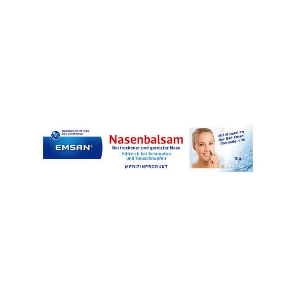 Emsan Nose Balm for Dry and Chapped Skin and Inside Nostrils