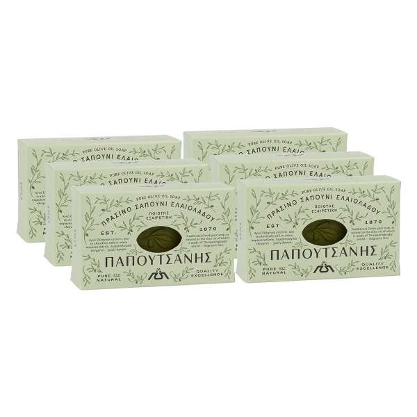 Olive Oil Soap 6 x 125 gr Olive Oil Soap 6 x 125 gr