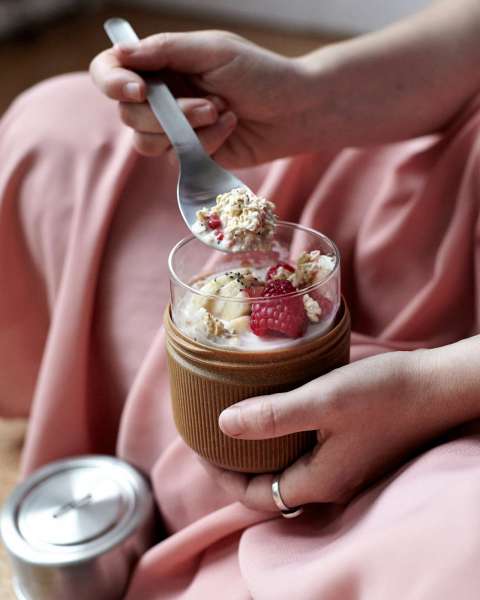 Black & Blum glass lunch bowl