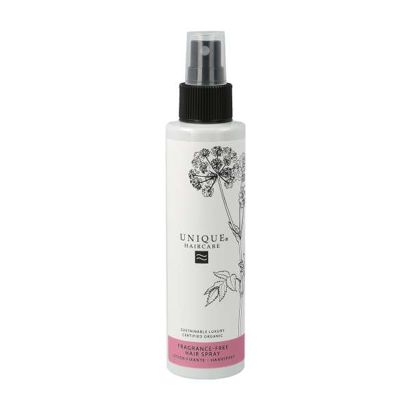 Organic hairspray - Unique Haircare Fragrance Free for all hair types Organic hairspray - Unique Haircare Fragrance Free for all hair types