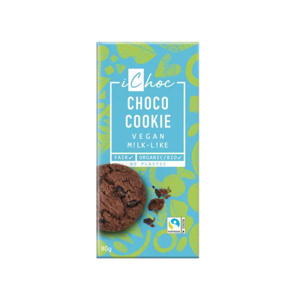 iChoc Choco Cookie Chocolate vegan from best organic quality iChoc Choco Cookie Chocolate vegan from best organic quality