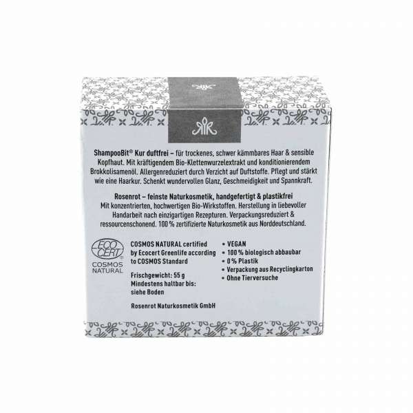 Rosenrot solid shampoo sensitive, 60 g