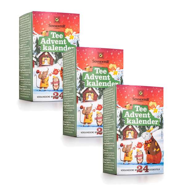Sonnentor Tea Advent Calendar 3 x 24 bags Sonnentor Tea Advent Calendar 3 x 24 bags
