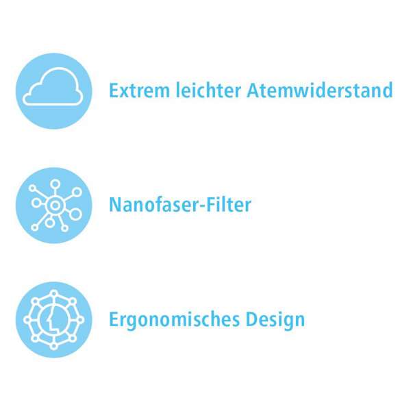 AirQueen FFP2 Breeze mask white, 10 pieces