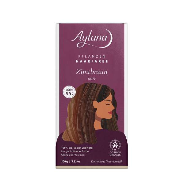 Ayluna cinnamon brown hair color - pure vegetable hair coloring, PPD free Ayluna cinnamon brown hair color - pure vegetable hair coloring, PPD free