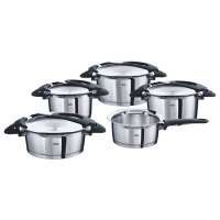 Fissler pot set Intensa 5-piece stainless steel - Healthy cooking Fissler pot set Intensa 5-piece stainless steel - Healthy cooking