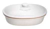 Clay Bread Crock Oval (White) Clay Bread Crock Oval (White)