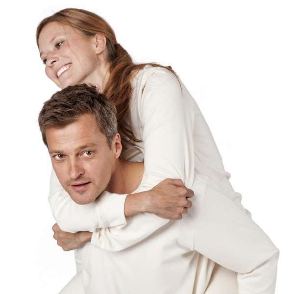 Women's pajamas with organic cotton interlock cuffs keep you warm