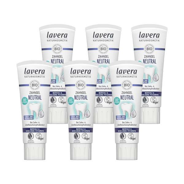 Lavera Neutral Toothpaste (6 x 75 ml) Lavera Neutral Toothpaste (6 x 75 ml)