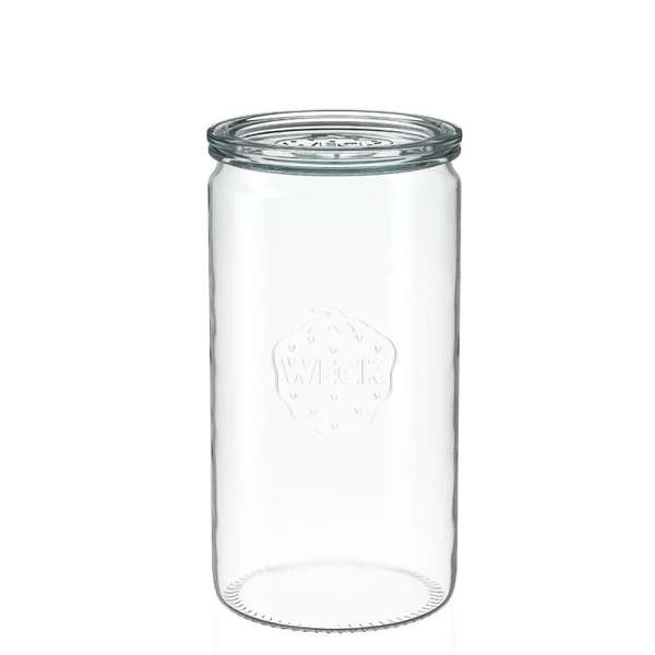 WECK Cylindrical Jar 1590 ml with Glass Lid – Set of 6 WECK Cylindrical Jar 1590 ml with Glass Lid – Set of 6