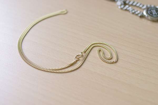 Chain Necklace for SOS Talisman Gold-plated