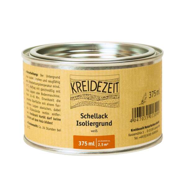 Cretaceous time Shellac Insulating primer white - insulating and shut-off Cretaceous time Shellac Insulating primer white - insulating and shut-off