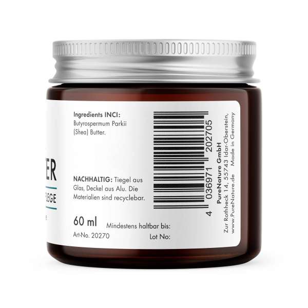 PureNature Shea Butter Face Cream and Body Moisturiser unscented