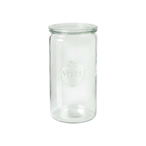 Weck cylinder glass with lid for cooking food Weck cylinder glass with lid for cooking food