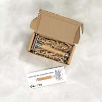 Preview: EcoYou shaver olive wood wooden handle - for plastic free bathroom Preview: EcoYou shaver olive wood wooden handle - for plastic free bathroom