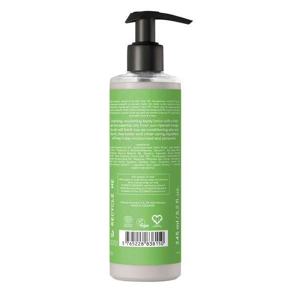 Urtekram Aloe Vera Body Lotion with Olive - without Mineral Oil, 250ml
