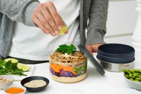 Black & Blum glass lunch bowl