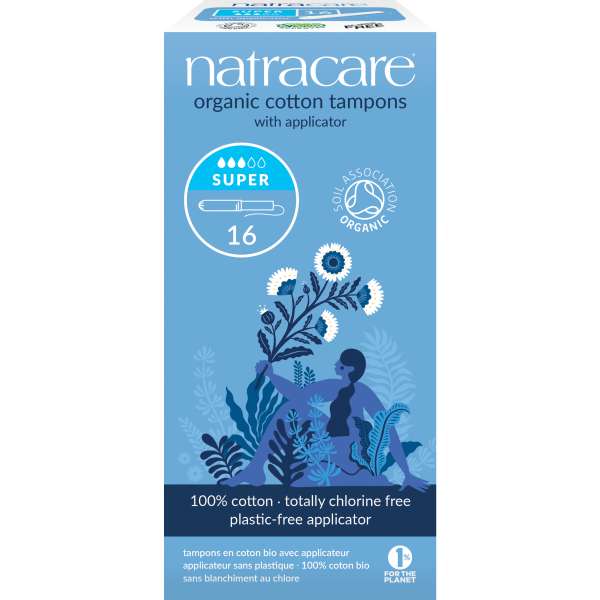 Natracare Tampons Super With Applicator (16) Natracare Tampons Super With Applicator (16)
