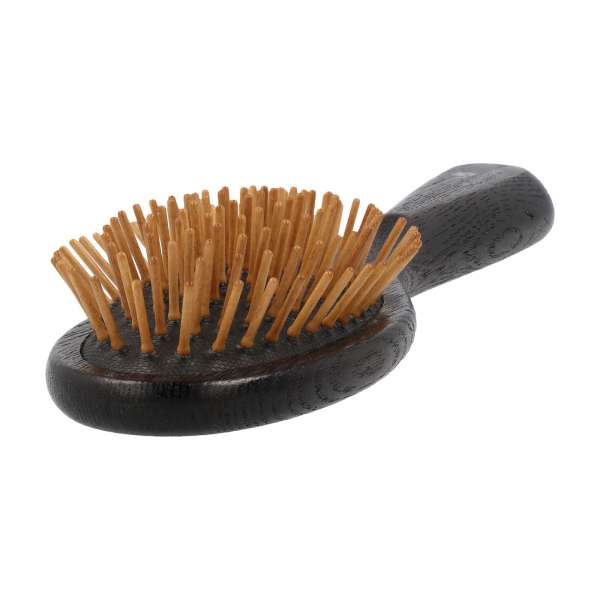 Ash Wood Hair Brush With Wooden Pegs