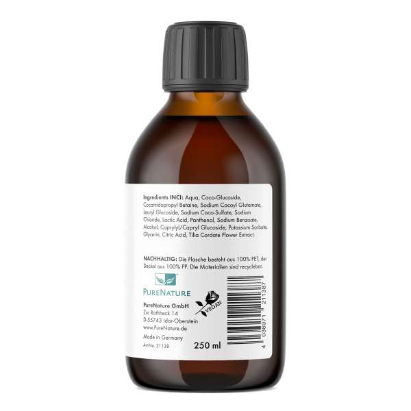 PureNature bath and shower gel for sensitive skin