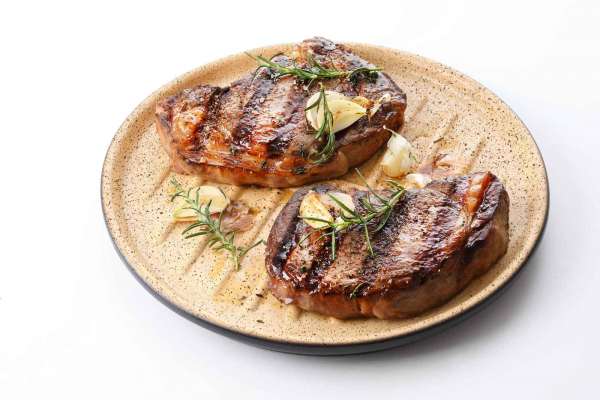 Römertopf ceramic grill bowl with grill bars for healthy grilling