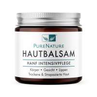 PureNature Skin Balm with Hemp Oil, Shea Butter & Aloe Vera PureNature Skin Balm with Hemp Oil, Shea Butter & Aloe Vera