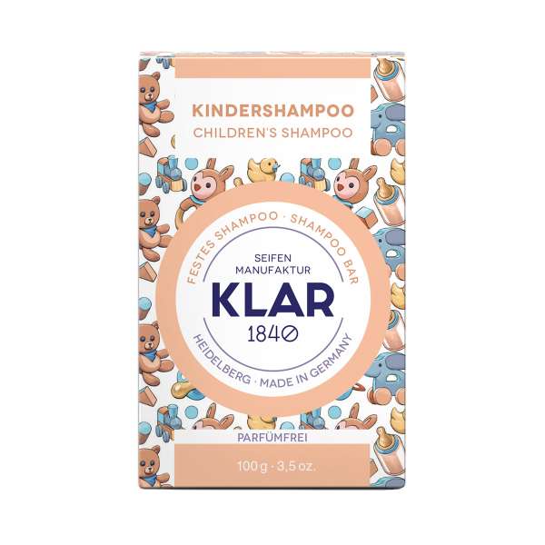 Klar Children Shampoo solid, 100 g Klar Children Shampoo solid, 100 g