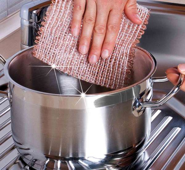 PureNature Copper cloth - Buy a practical eco cleaning cloth in a set of 3