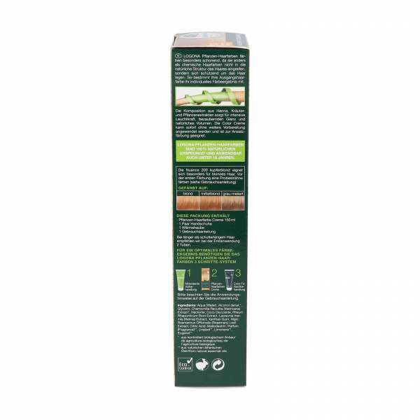 Logona Copper Blonde Color Cream for blonde to light brown hair types