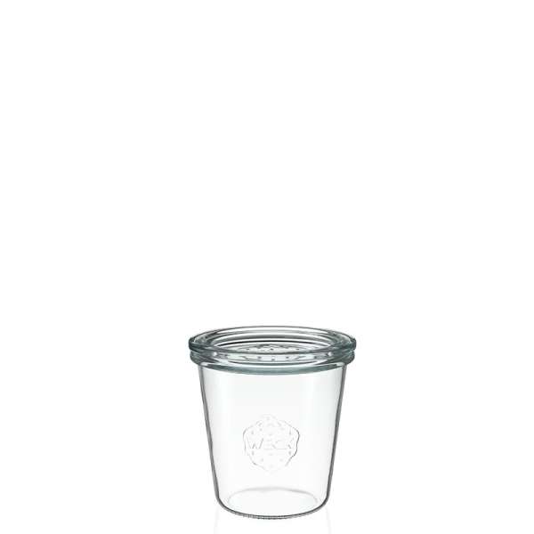 Tarros rectos WECK de 240 ml con tapa de vidrio – 6 unidades Tarros rectos WECK de 240 ml con tapa de vidrio – 6 unidades
