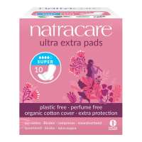 Natracare sanitary towels ultra extra super, wings, 10 pcs.