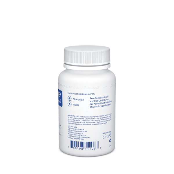 Pure Encapsulations Lutein Zeaxanthin capsules from pure substances