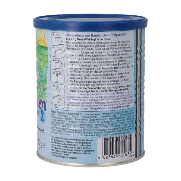 Bambinchen 2 Infant Formula 12 x 400 gr. - PureNature