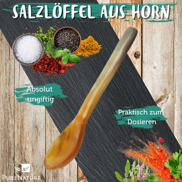 Horn Salt Spoon