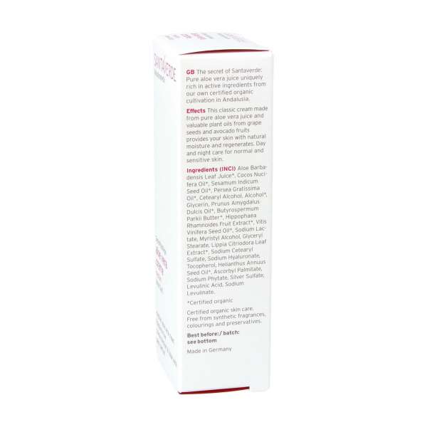 Santa Verde Aloe Vera creme medium (fragrance-free)