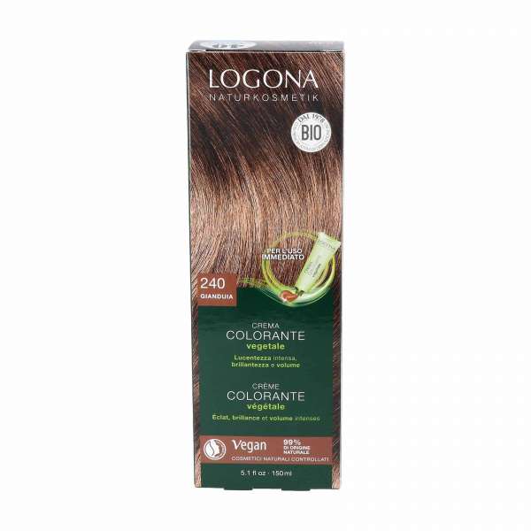 Logona Plant Hair Color Cream Nougat Brown - organic certified